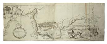 TRAVEL  OLEARIUS, ADAM; and MANDELSLO, JOHANN ALBRECHT VON. The Voyages & Travels.  1669